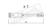 SU.314 Vystrazny kontakt, opotrebeni oblozeni fri.tech.