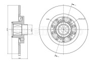 BD1428 fri.tech. brzdový kotúč BD1428 fri.tech.