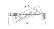 SU.251 fri.tech. výstrażný kontakt opotrebenia brzdového oblożenia SU.251 fri.tech.