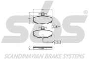 1501221210 sbs sada brzdových platničiek kotúčovej brzdy 1501221210 sbs