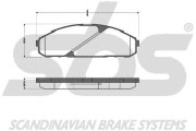 1501222249 sbs sada brzdových platničiek kotúčovej brzdy 1501222249 sbs