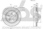 1815311224 Brzdový kotouč sbs