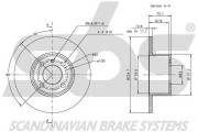 1815311501 Brzdový kotouč sbs