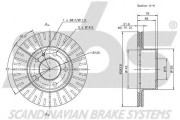 1815311513 Brzdový kotouč sbs