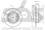 1815311901 sbs brzdový kotúč 1815311901 sbs