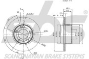 1815311922 Brzdový kotouč sbs