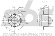 1815311924 sbs brzdový kotúč 1815311924 sbs