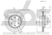 1815312234 Brzdový kotouč sbs