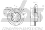 1815312247 Brzdový kotouč sbs