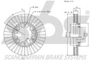 1815312265 Brzdový kotouč sbs