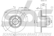 1815312305 Brzdový kotouč sbs