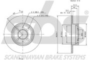 1815312308 Brzdový kotouč sbs