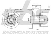 1815312321 Brzdový kotouč sbs