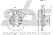 1815312329 Brzdový kotouč sbs