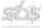 1815312512 Brzdový kotouč sbs