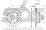 1815312529 Brzdový kotouč sbs