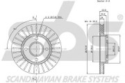 1815312540 Brzdový kotouč sbs