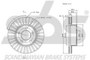 1815312565 Brzdový kotouč sbs