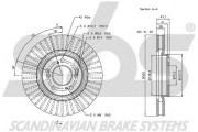 1815312624 Brzdový kotouč sbs