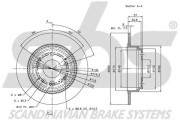 1815312631 sbs brzdový kotúč 1815312631 sbs