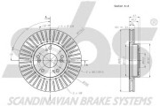 1815312659 Brzdový kotouč sbs