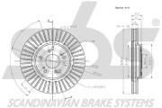 1815312660 Brzdový kotouč sbs