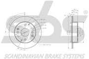 1815312668 Brzdový kotouč sbs