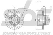 1815313003 Brzdový kotouč sbs