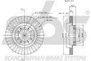 1815313016 Brzdový kotouč sbs