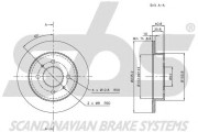 1815313031 Brzdový kotouč sbs