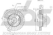 1815313038 Brzdový kotouč sbs