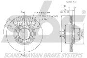 1815313216 Brzdový kotouč sbs