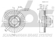 1815313218 Brzdový kotouč sbs