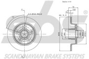 1815313233 sbs brzdový kotúč 1815313233 sbs