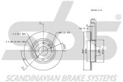 1815313239 Brzdový kotouč sbs