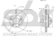 1815313258 Brzdový kotouč sbs