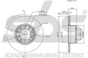 1815313304 Brzdový kotouč sbs