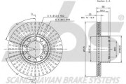 1815313322 Brzdový kotouč sbs