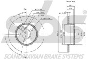 1815313330 Brzdový kotouč sbs