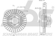 1815313417 Brzdový kotouč sbs