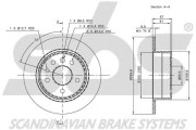 1815313610 Brzdový kotouč sbs