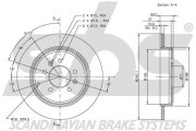 1815313717 Brzdový kotouč sbs