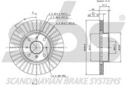 1815314010 sbs brzdový kotúč 1815314010 sbs