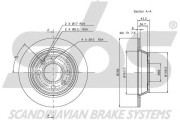 1815314107 Brzdový kotouč sbs