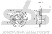 1815314528 Brzdový kotouč sbs