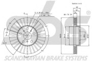 1815314538 Brzdový kotouč sbs