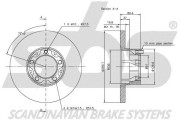 1815314721 Brzdový kotouč sbs