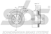 1815315004 Brzdový kotouč sbs