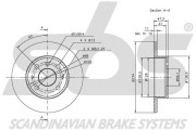 1815315104 Brzdový kotouč sbs