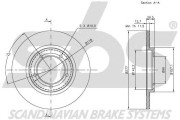 1815315107 Brzdový kotouč sbs